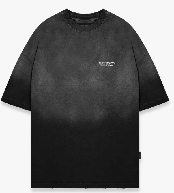 CREATIVE DEPT T-SHIRT - FADED  BLACK - 1002241020