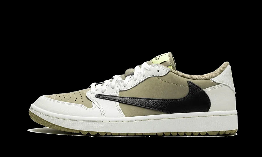 Air Jordan 1 Retro Low Golf Travis Scott Neutral Olive - FZ3124-200