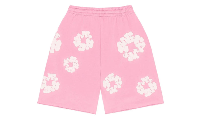 Denim Tears The Cotton Wreath Shorts Pink - DT-DTTCWS-PINK2