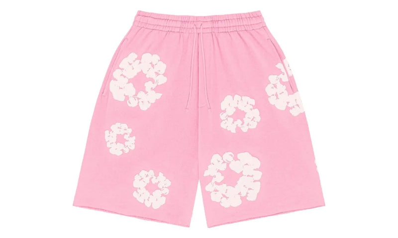 Denim Tears The Cotton Wreath Shorts Pink - DT-DTTCWS-PINK2