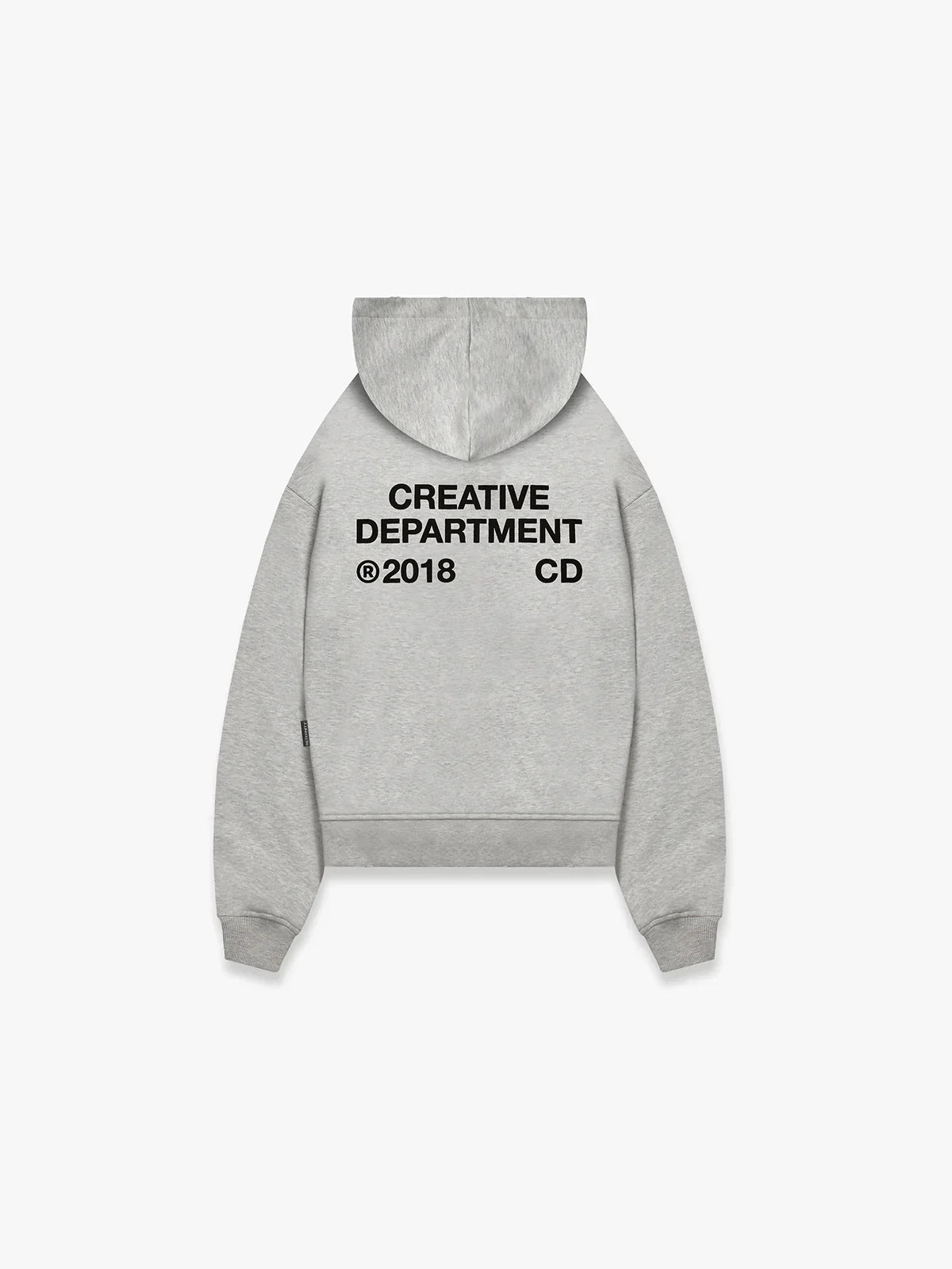 CREATIVE DEPT ZIP-HOODIE - MELANGE GREY - 100224203