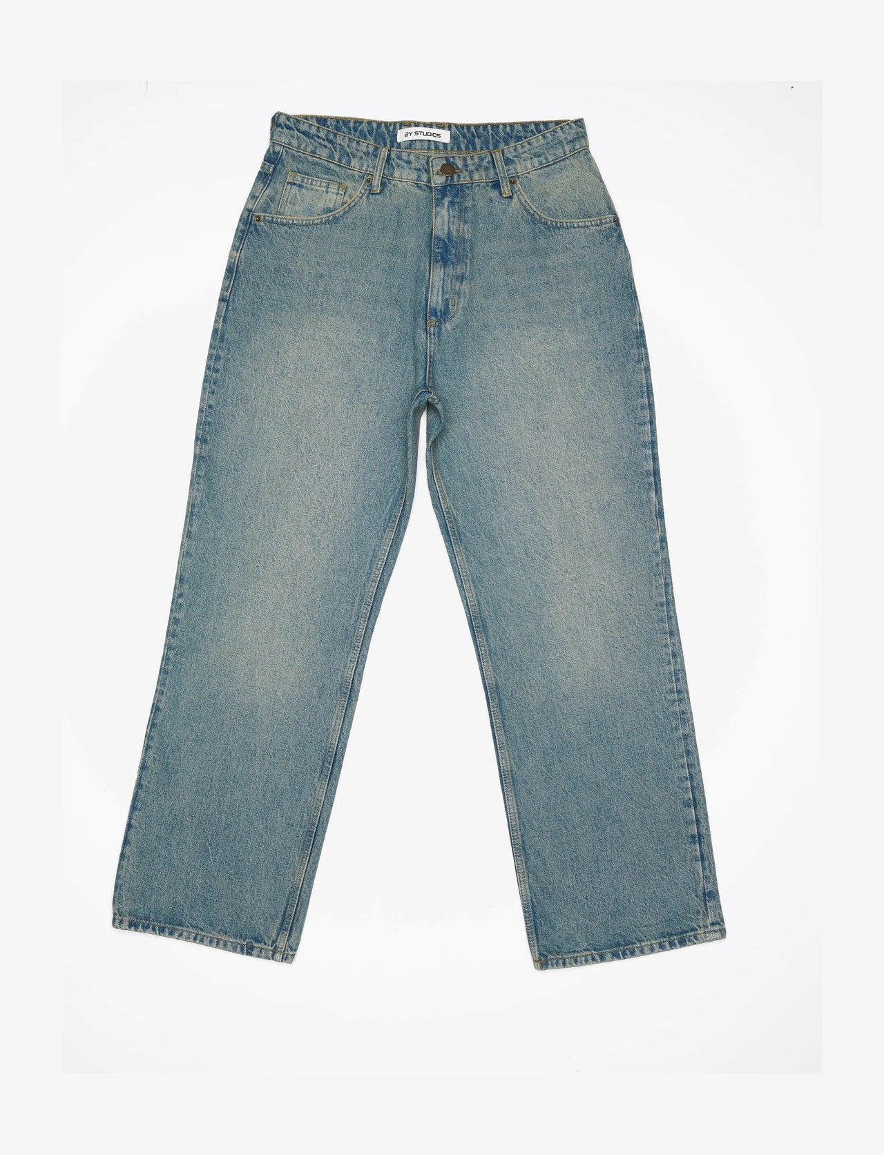 2Y Studios MEN Vintage Blue Baggy Jeans - 2YVBBJ