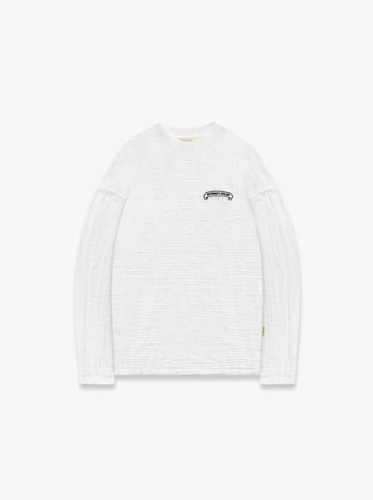 BAND OF PROCESS LONGSLEEVE WHITE - RETBOPLW5454