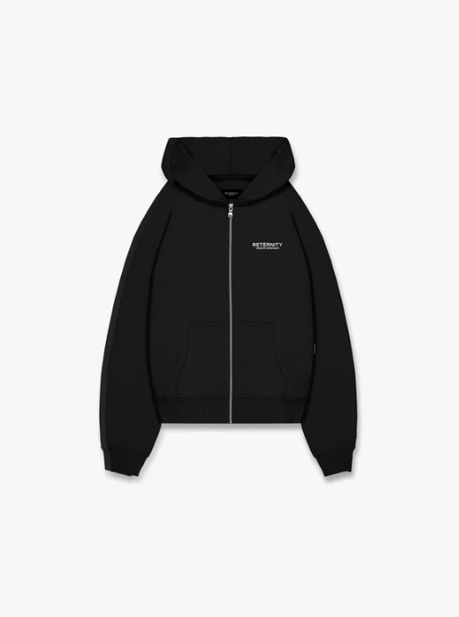 CREATIVE DEPT ZIP-HOODIE BLACK - RETCDZHB6454