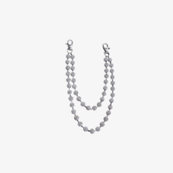 Wallet Chain Pearl Silver  - WALCHPESIL