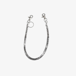 Wallet Chain Cuban Silver - WALCHCS352