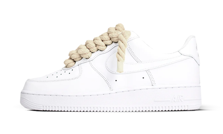 Air Force 1 White Rope Laces Creme - THREE52RL