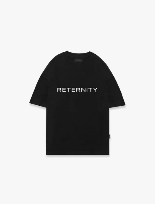 LOGO T-SHIRT BLACK - RETLTSB654564