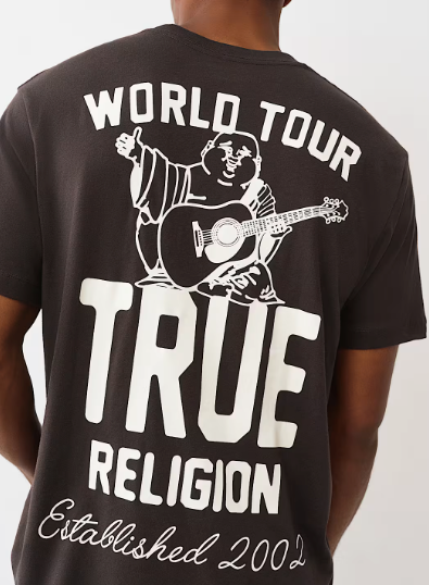 True Religion Patch Buddha Tee - 109553-1001