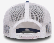 New Era LA Dodgers Clean Blue A-Frame Trucker Cap - New Era LA Dodgers Clean Blue A-Frame Trucker Cap