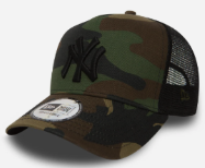 New Era New York Yankees Clean Camo A-Frame Trucker Cap - New Era New York Yankees Clean Camo A-Frame Trucker Cap