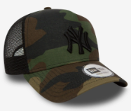 New Era New York Yankees Clean Camo A-Frame Trucker Cap - New Era New York Yankees Clean Camo A-Frame Trucker Cap