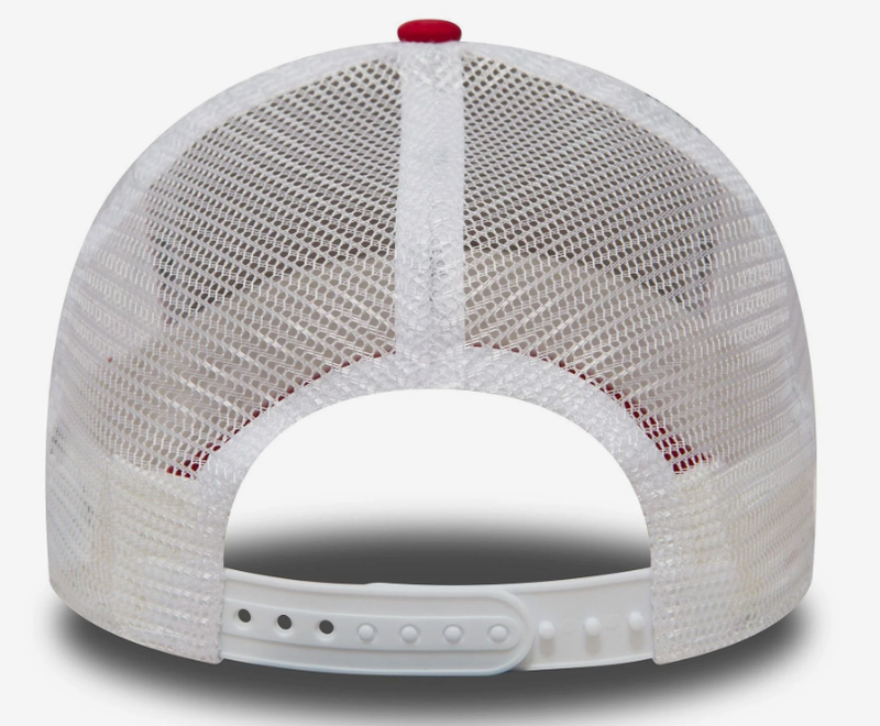 New Era New York Yankees Clean Red A-Frame Trucker Cap - New Era New York Yankees Clean Red A-Frame Trucker Cap