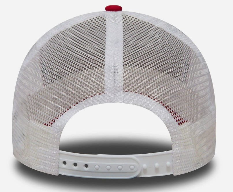 New Era New York Yankees Clean Red A-Frame Trucker Cap - New Era New York Yankees Clean Red A-Frame Trucker Cap