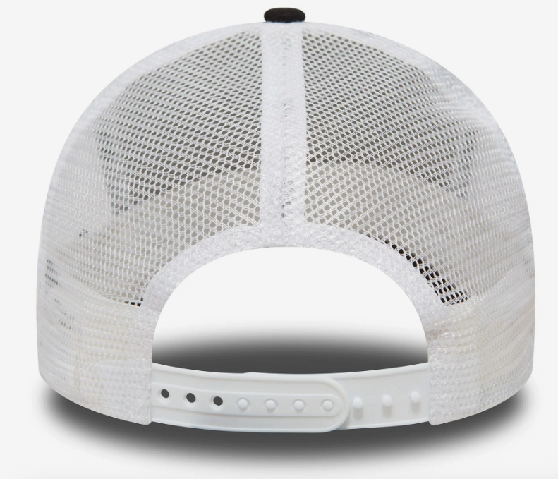 New Era New York Yankees Clean Black A-Frame Trucker Cap - New Era New York Yankees Clean Black A-Frame Trucker Cap