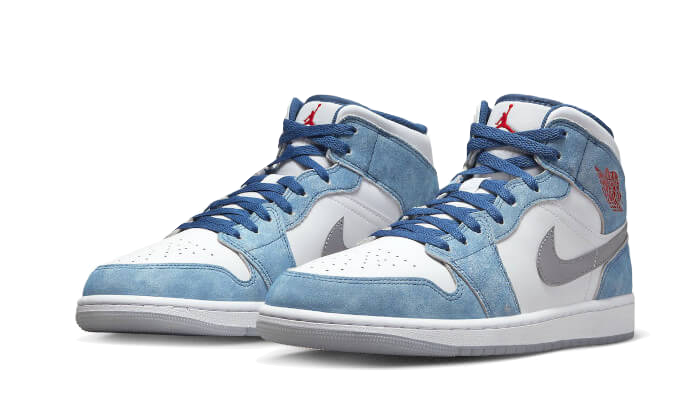 Air Jordan Mid French Blue Fire Red (DN3706-401 DR6235-401