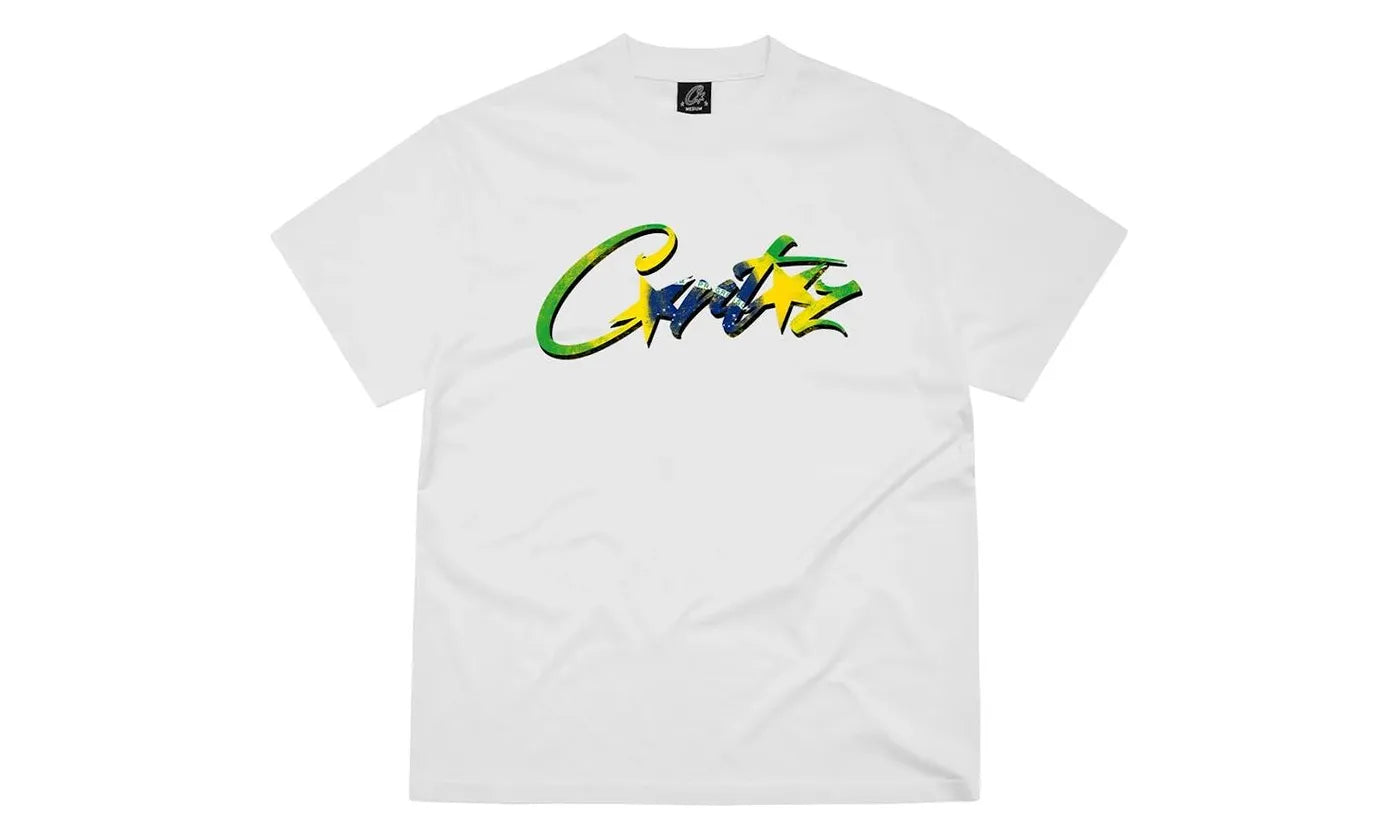 Corteiz Brasil Tee White - CORT-COBRTW-WHITE