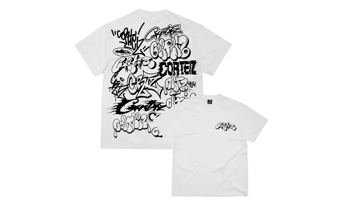 Corteiz Graffiti Tee White - CORT-COGRTW-WHITE