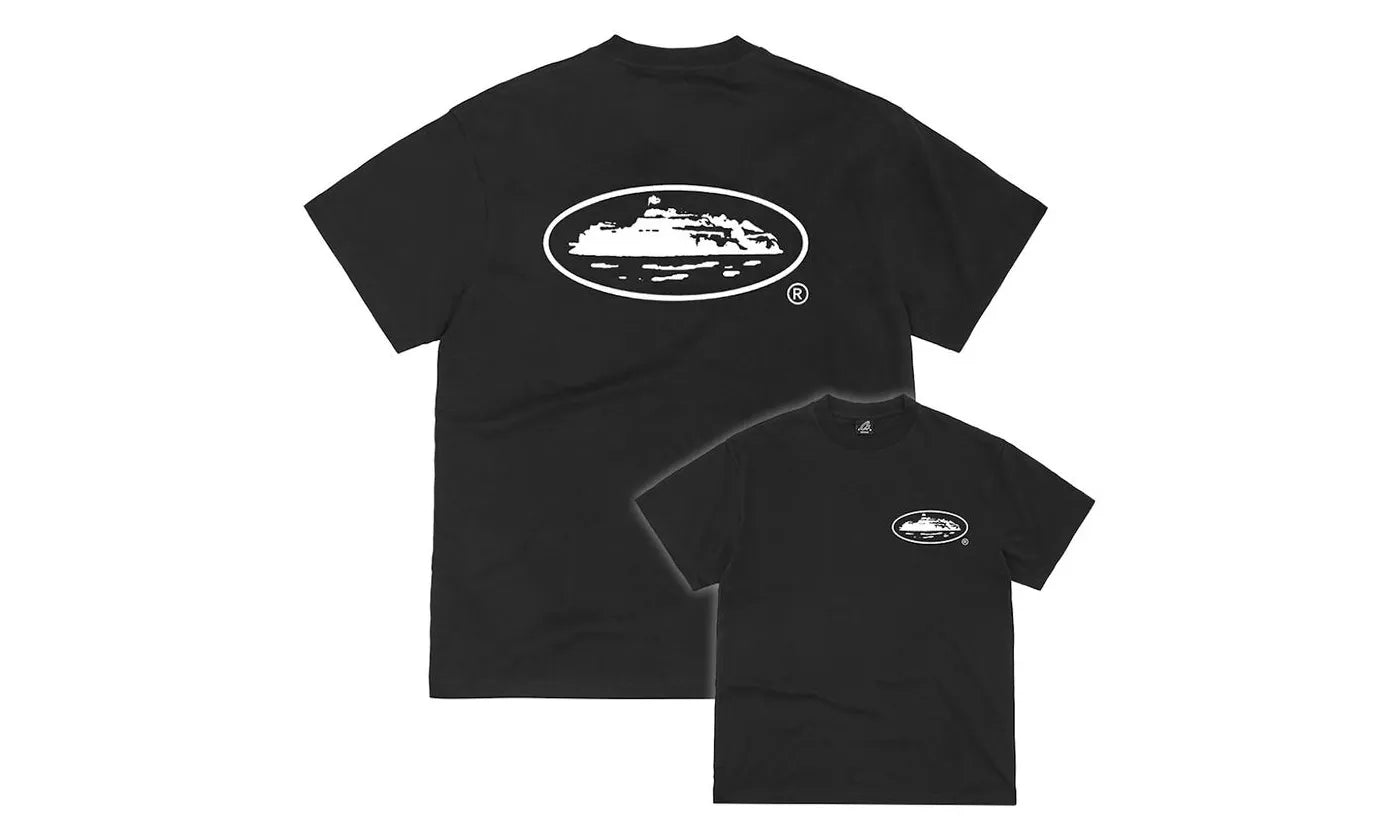 Corteiz OG Island Logo Tee Black - CORT-COILTB-BLACK