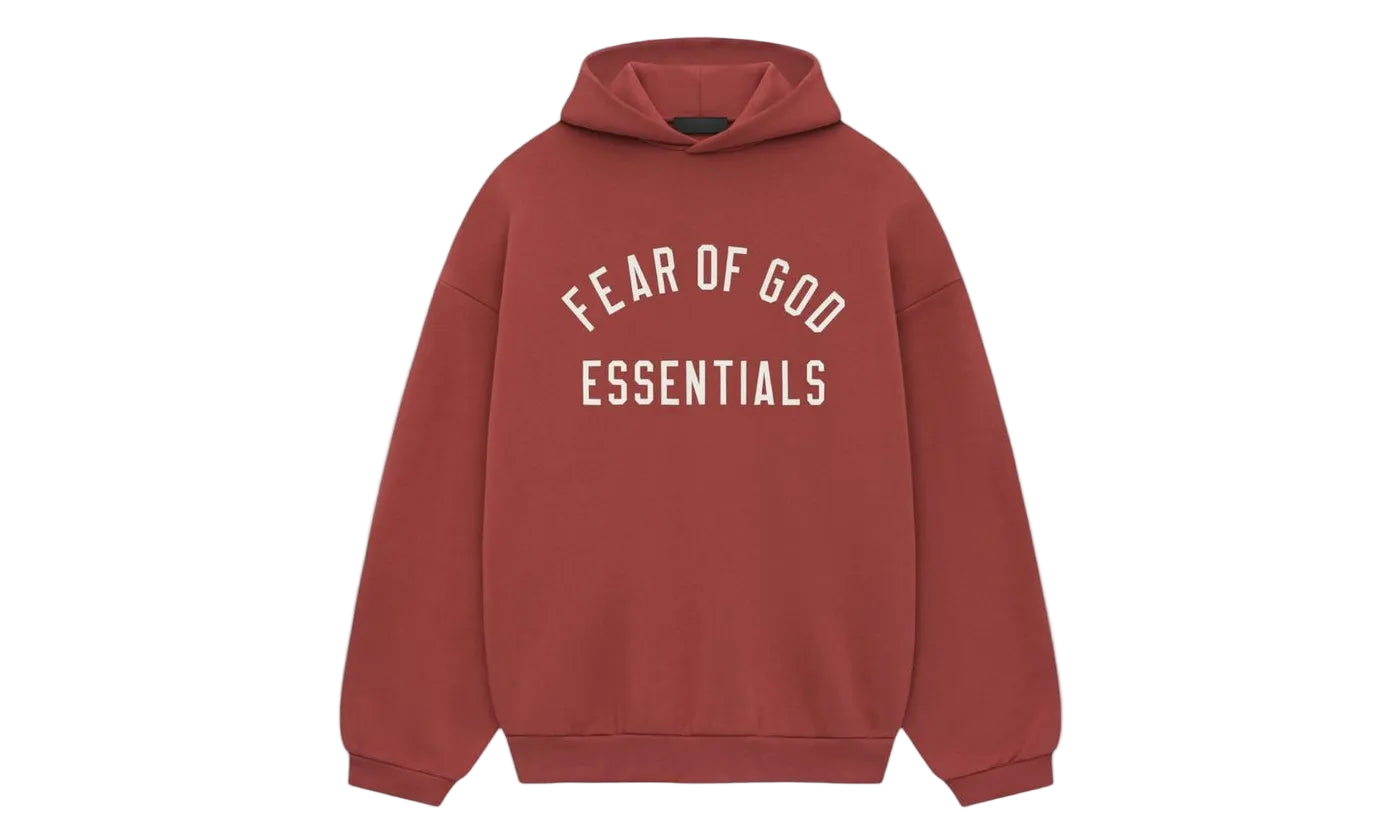Fear of God Essentials Fleece Hoodie Crimson - 192HO246256F