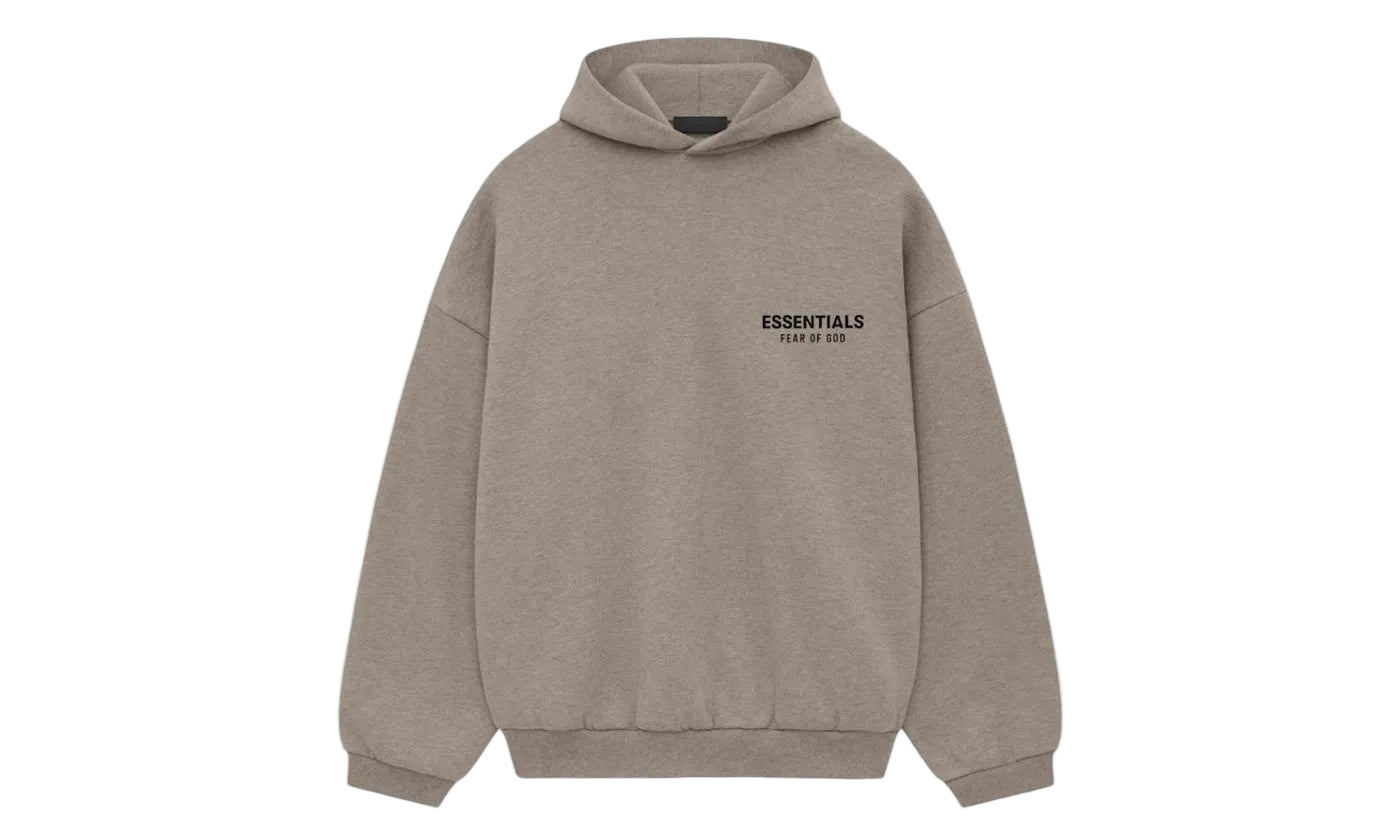 Fear of God Essentials Fleece Hoodie (FW24) Heather Gray - 192HO246259F