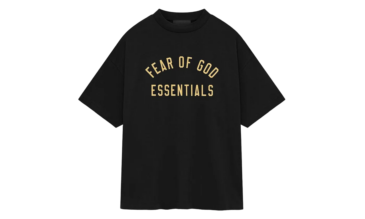 Fear of God Essentials Jersey Crewneck Tee Black - 125BT244190F