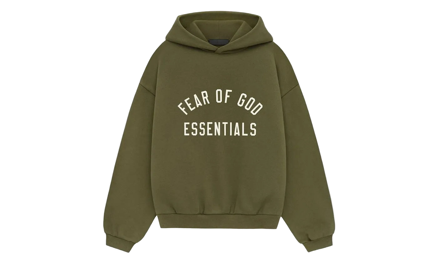 Fear of God Essentials Fleece Hoodie Military - 192BT246255F