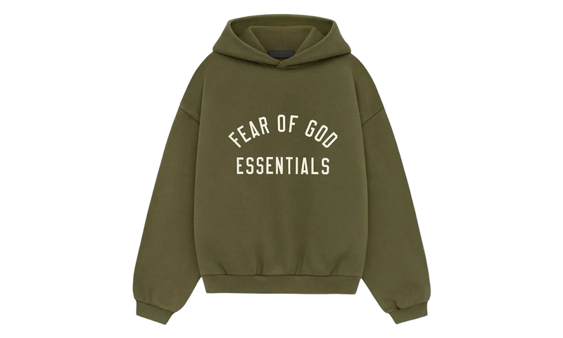 Fear of God Essentials Fleece Hoodie Military - 192BT246255F